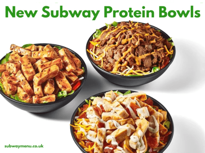 New Subway Protein Bowls
