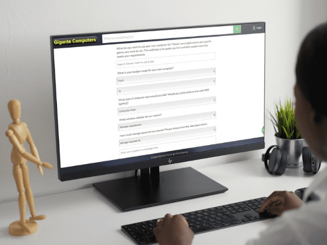 Custom Computer Quote from Gigante Computers